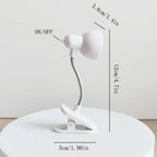 Mini Book Lamp: Eye Protection, Warm Light Clip Lamp
