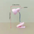 Mini Book Lamp: Eye Protection, Warm Light Clip Lamp